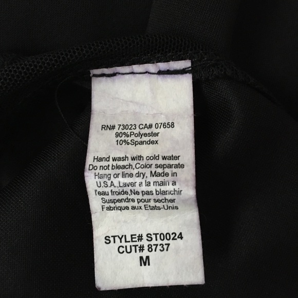 2 piece set - black and white striped crop top and midi skirt with mesh - small - Picture 14 of 16